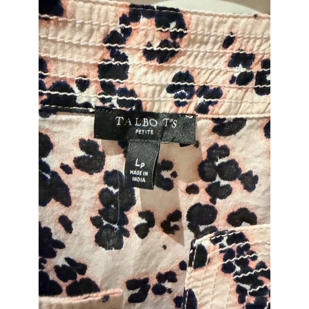Talbots Petite Sleeveless Shirt - Large Petite